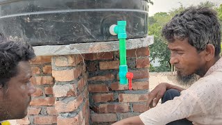 Best plumbing Work in Bangladesh. Water Take installation In the Roof