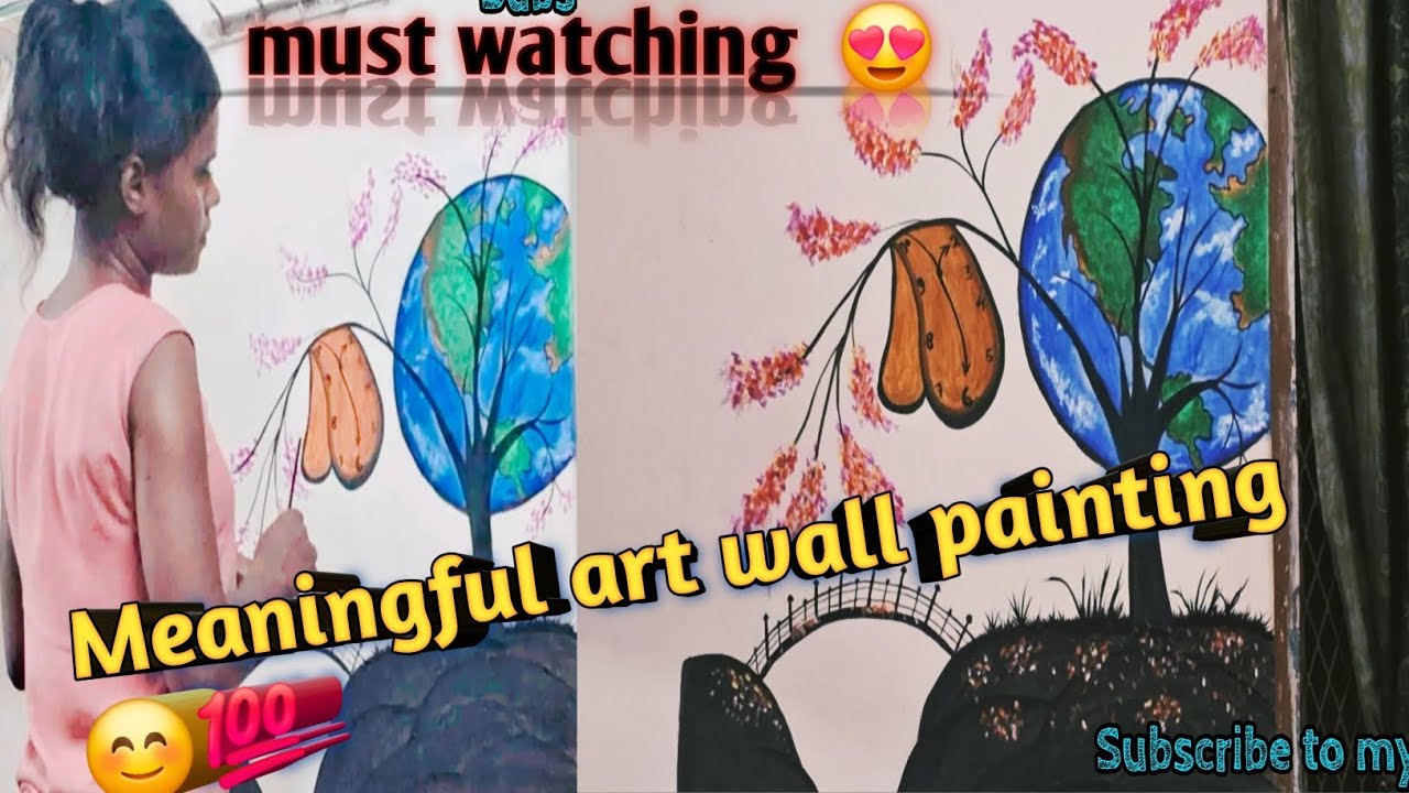 Meaningful art wall painting 🖼 ||