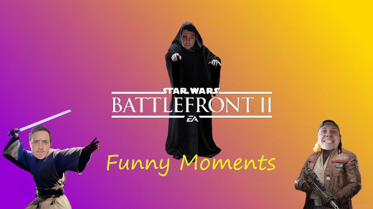Star Wars Battlefront 2 Funny Moments - Corpse Launches, Screaming, and Poop-atine