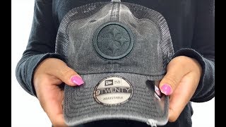 Steelers 'TONAL-WASHED TRUCKER SNAPBACK' Black Hat by New Era