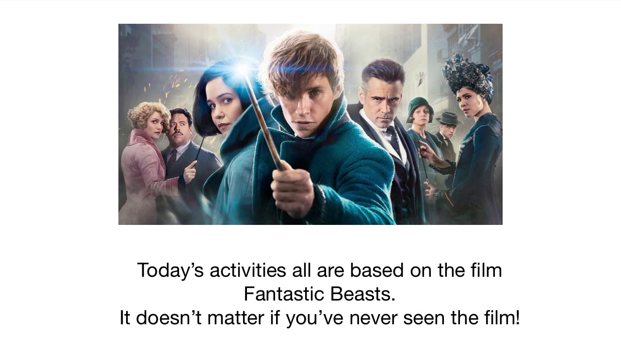 Fantastic Beasts Literacy Lesson - YouTube