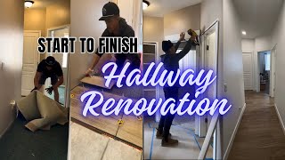 Full Hallway Renovation Start to Finish 