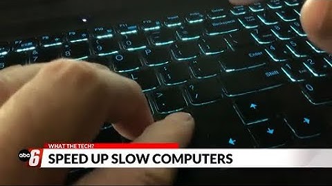 Wat is de technologie? Trage computers versnellen