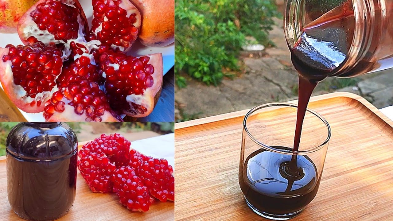 أفضل طريقة لتحضير دبس الرمان بالبيت وبطعم رائع جدا 💯