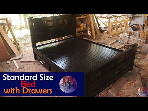 Video: Solid Oak Bed (45 Mga Larawan): Mga Kahoy Na Modelo Sa Istilong 