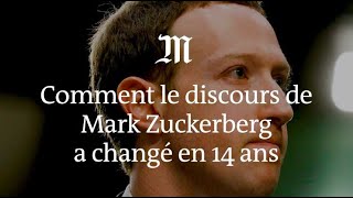 Comment le discours de Mark Zuckerberg a changé en quatorze ans