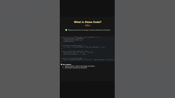 30-Line Function vs. 5-Line Helper Functions — Why Smaller Functions Matter! #shorts