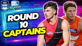 Round 10 Captains | AFL Fantasy 2026