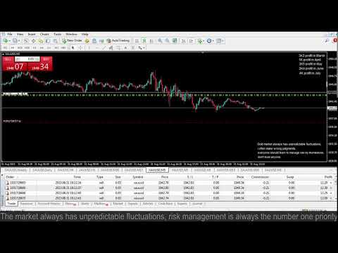 Live XAUUSD- FTMO Fund- My Trading Strategy- 31/8/2023