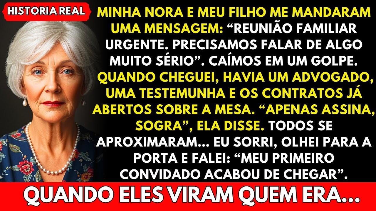 “Sogra, é só assinar” na reunião de família Minha Nora e Meu Filho revelou a armadilha, mas eu já…