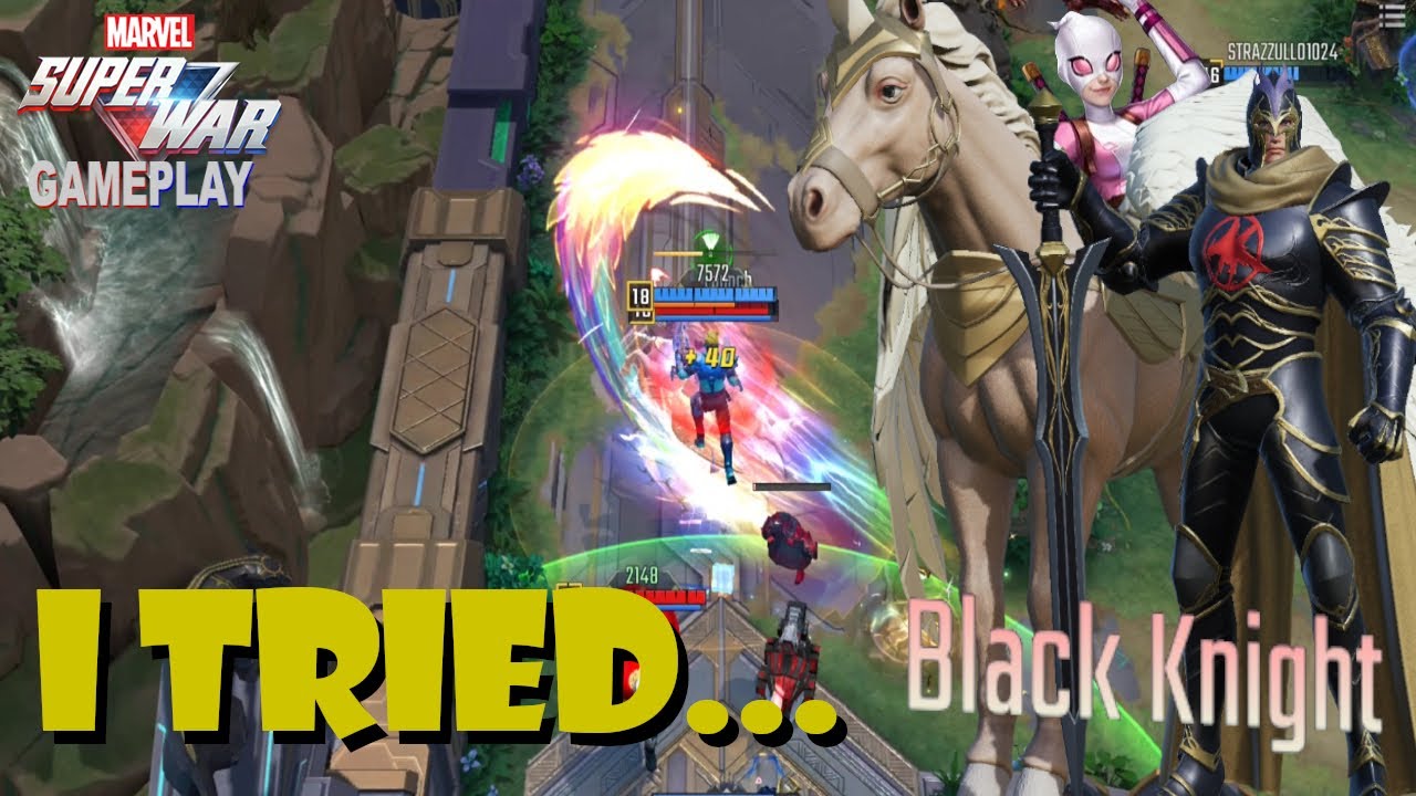 MARVEL Super War: Black Knight |  Gallant Knight | Gameplay