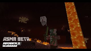 ASMR | Happy Halloween 👻 + Nether Build pt 1 / Minecraft Beta Ep. 30 | Whispering + Keyboard Sounds