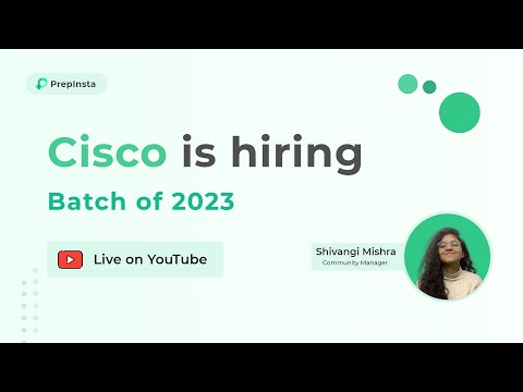 Cisco is Hiring 2023 Batch Passout | How to Register?