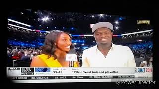 Zion Williamson Getting Drafted To The Nba With The First Pick