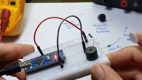 Piezo Buzzer Arduino