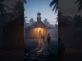 a silent dawn at mosque