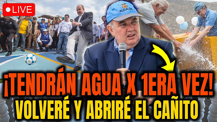 LA GRAMA TENDRÁ AGUA POR PRIMERA VEZ ¡PORKY LO HIZO REALIDAD!