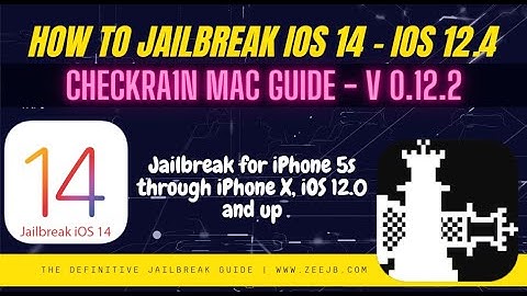 Checkra1n Jailbreak Mac - iOS 14 jailbreak tutorial! | how to jailbreak using checkra1n