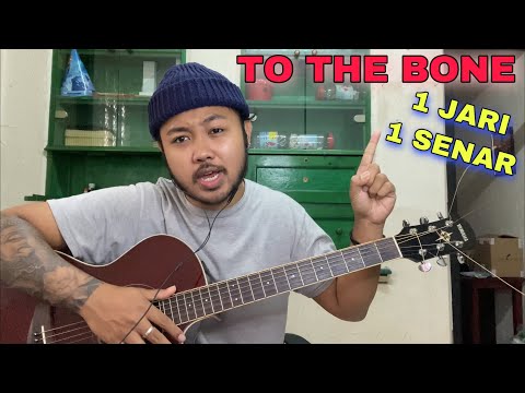 Tutorial Melodi (To The Bone - Pamungkas) cuman pake 1 JARI 1 SENAR (Gitar)