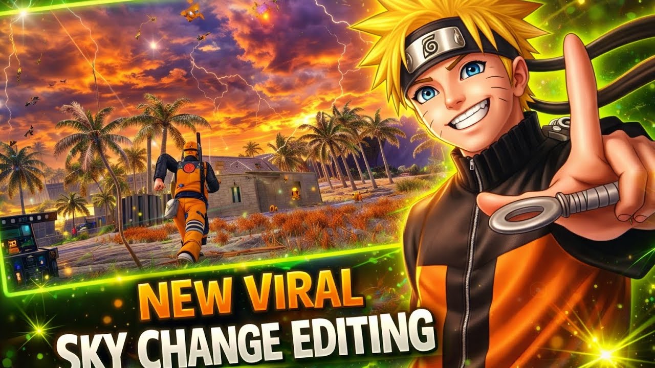 free fire viral sky change editing 🔥