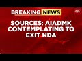 Breaking News: AIADMK Mulls NDA Exit For TVK Alliance As Supporters Protest Oath Delay