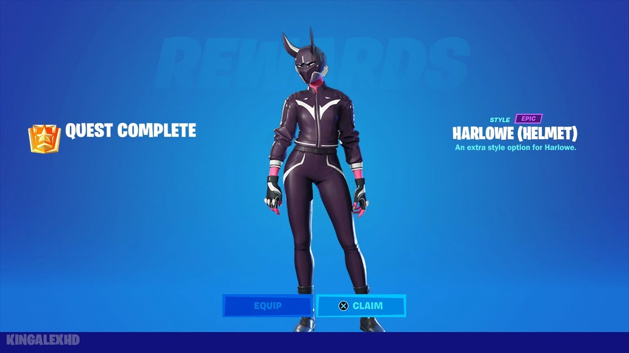 How To Get Harlowe Helmet Style FREE In Fortnite! (Unlocked Harlowe