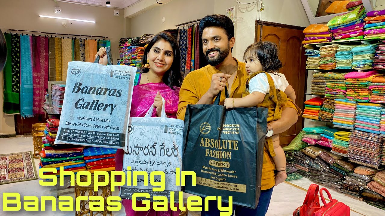 Keerthi Jai Dhanush Visited our shop￼ | Banaras Gallery