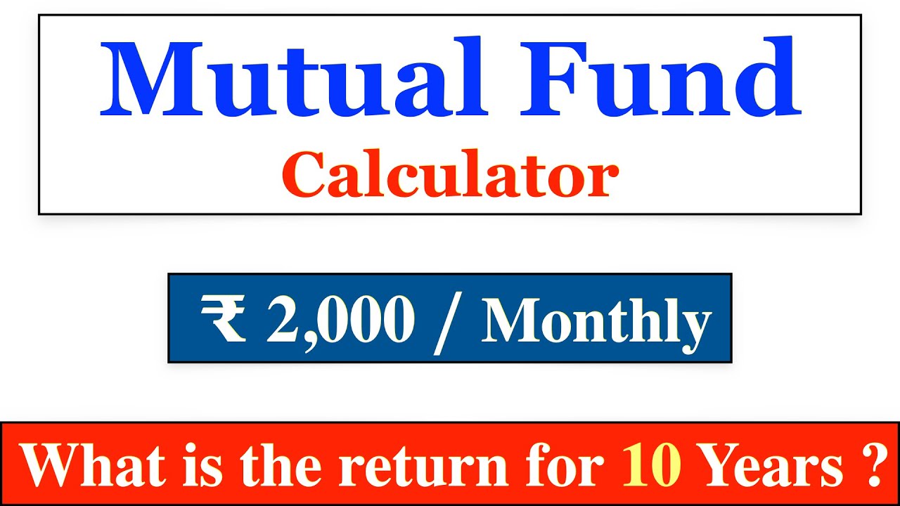 ⁣Mutual Fund SIP Calculator | Monthly 2000 for 10 Years #finconcise #shorts