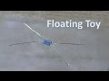 How to make a floating toy which uses water surface tension to float
like water strider insect