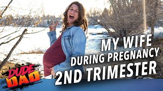 My wife during pregnancy 2nd trimester