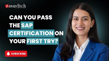 Can YOU Pass The SAP Certification On Your FIRST Try? | ZaranTech