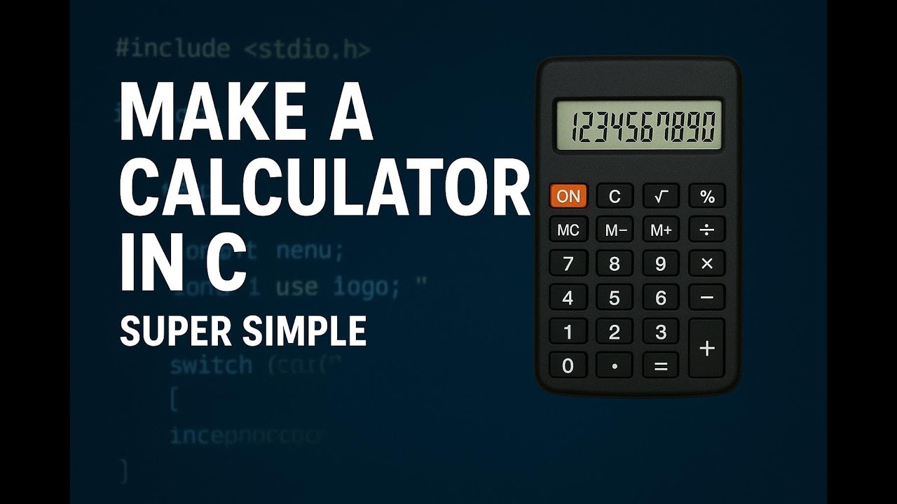 Make a Calculator in C (Super simple) - YouTube