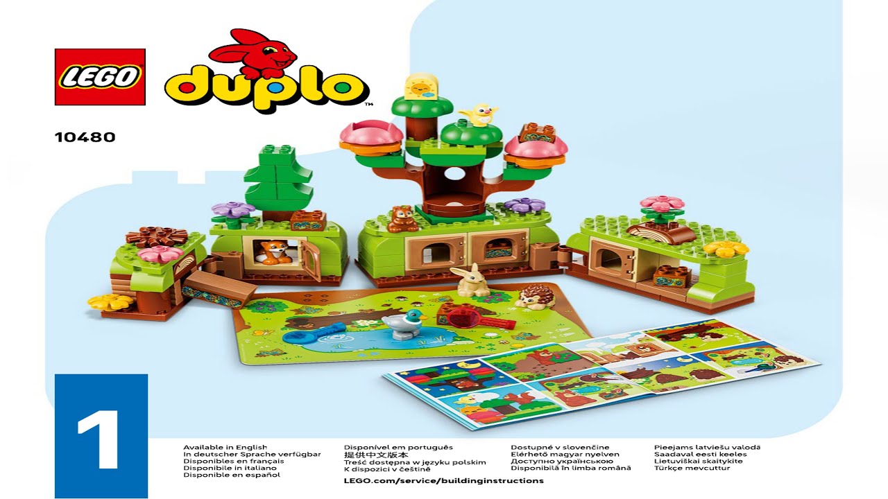 Discovery Forest with Wild Animals LEGO instructions