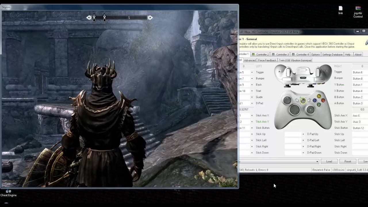 Sophie spænding Sukkerrør Setting Any JoyStick The Elder Scrolls V Skyrim Legendary Edition - YouTube