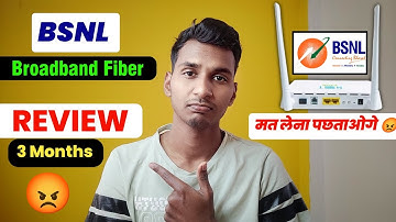 BSNL Broadband Fiber 3 MONTHS REVIEW 🛜 | Don