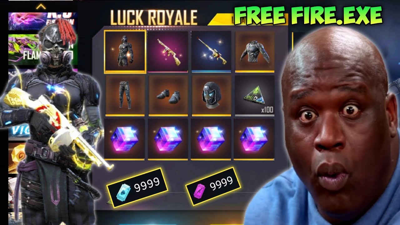 FREE FIRE.EXE - BUG SPIN LUCK ROYALE VIGILANTE ( ff exe ...