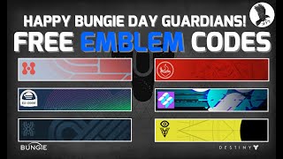 Free Bungie Day Emblems 2021