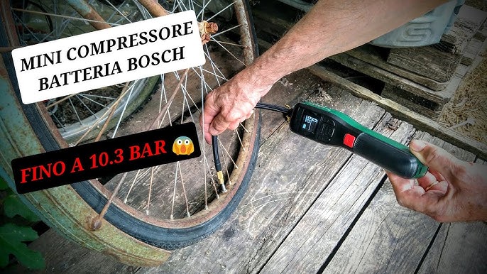 Review and demo of the Bosch EasyPump rechargeable portable tyre