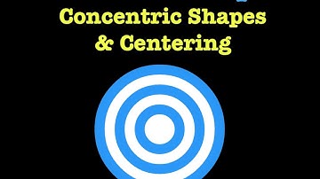 IDraw for IPad: Concentric Shapes and Centering