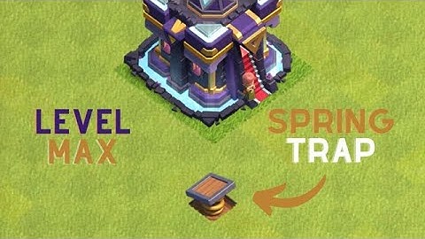 Spring Trap | Upgrade Level 1 to Max | Clash of Clans | Clash Cuts