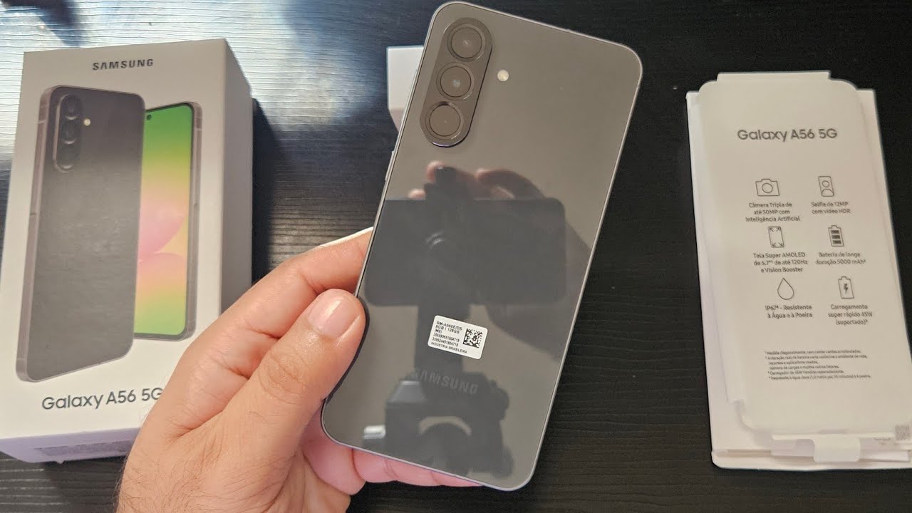 SAMSUNG GALAXY A56 5G 128 GB 8GB I Unboxing e Primeiras impressões