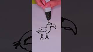 Drawing Opila bird🐦with a 3D pen🖊️! #opilabird #opila #gartenofbanban