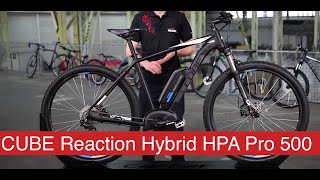 CUBE REACTION HYBRID HPA PRO 500 - 2016 - 29 ZOLL - HARDTAIL