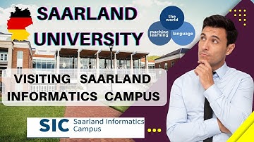 Saarland Informatics Campus (SIC) | Top University for Computer Science | Virtual Tour | Vikas Berad