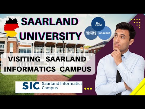 Saarland Informatics Campus (SIC) | Top University for Computer Science | Virtual Tour | Vikas Berad