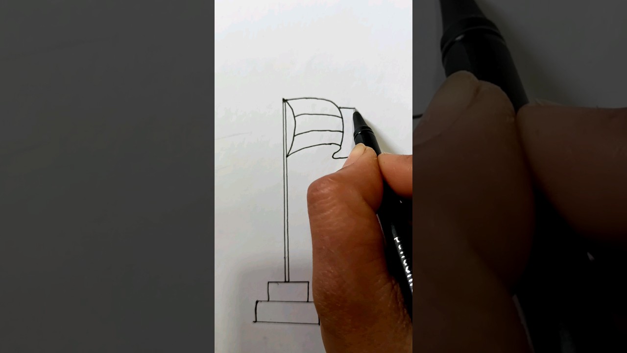 National flag drawing🇮🇳