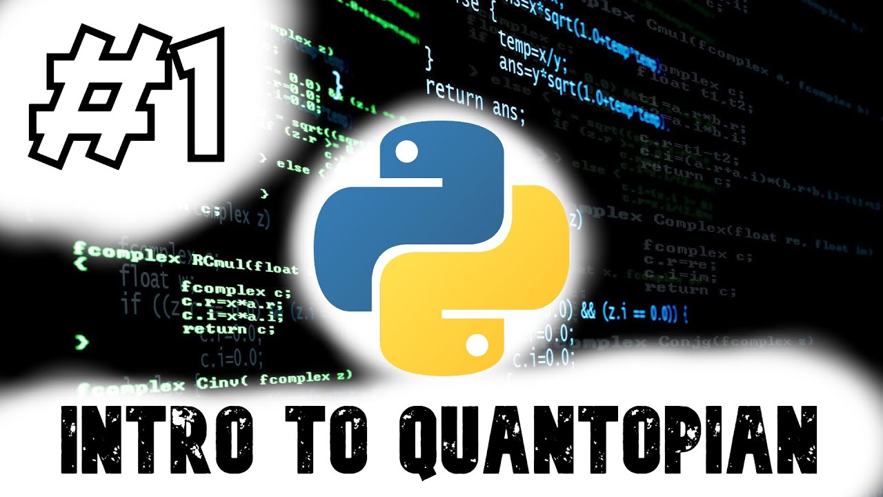 Intro to Quantopian - Quantopian Algo Trading #1 - YouTube