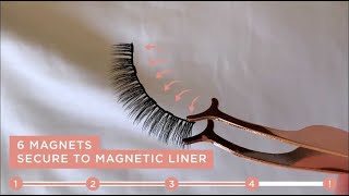 How to apply magnetic lashes! | Easy lash application | False Eyelashes Tutorial | Lola's Lashes screenshot 4