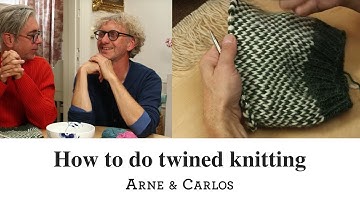 How to do twined knitting by ARNE & CARLOS.