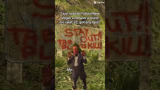 Vault 22 Fallout New Vegas Lore #fallout #falloutnewvegas #gamer #memes